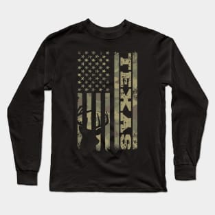 Texas Deer Hunter Long Sleeve T-Shirt